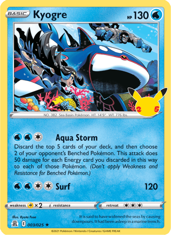 Kyogre - Celebrations